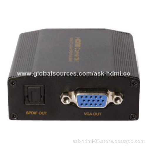 HDMI to VGA and Audio Converter
